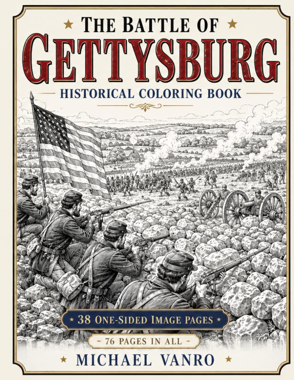 The Battle of Gettysburg by Michael Vanro — cover artwork