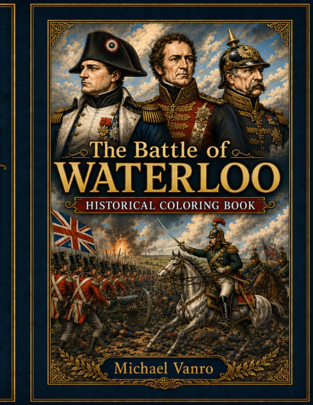 The Battle of Waterloo by Michael Vanro — cover artwork